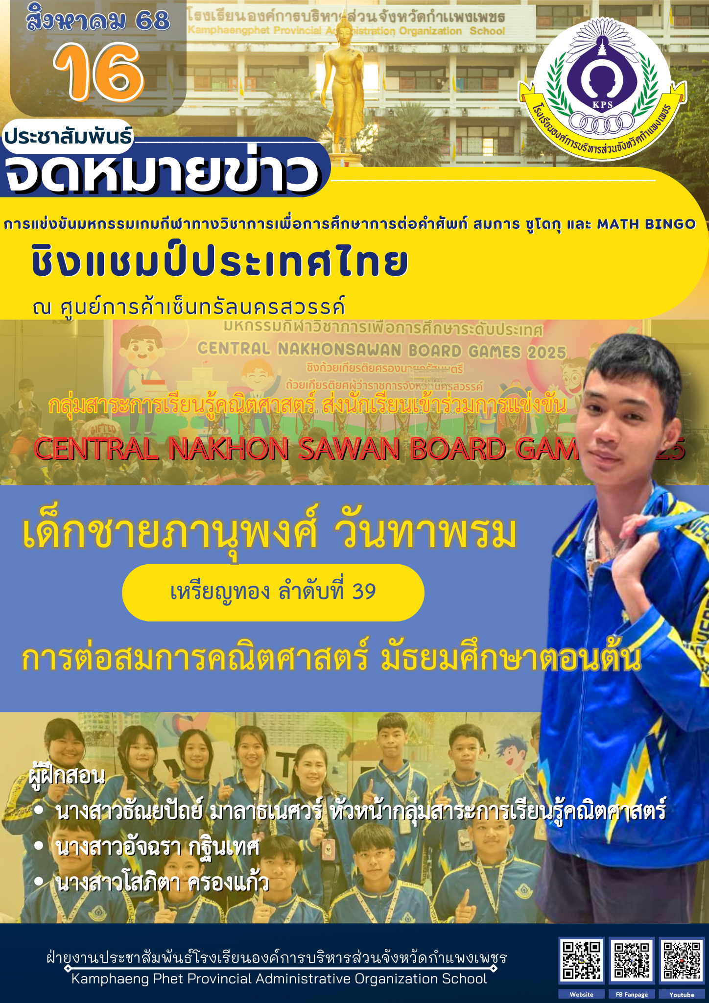 5. CENTRAL NAKHON SAWAN BOARD GAMES 2025 ระดับประเทศ