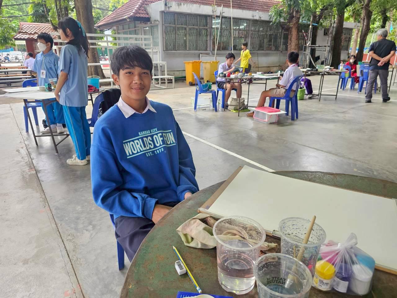 2. การแข่งขันศิลปหัตถกรรมนักเรียน ระดับเขตพื้นที่การศึกษา ครั้งที่ 73 ปีการศึกษา 2568 การแข่งขันจิตรกรรมเทคนิคผสม Mixed Media