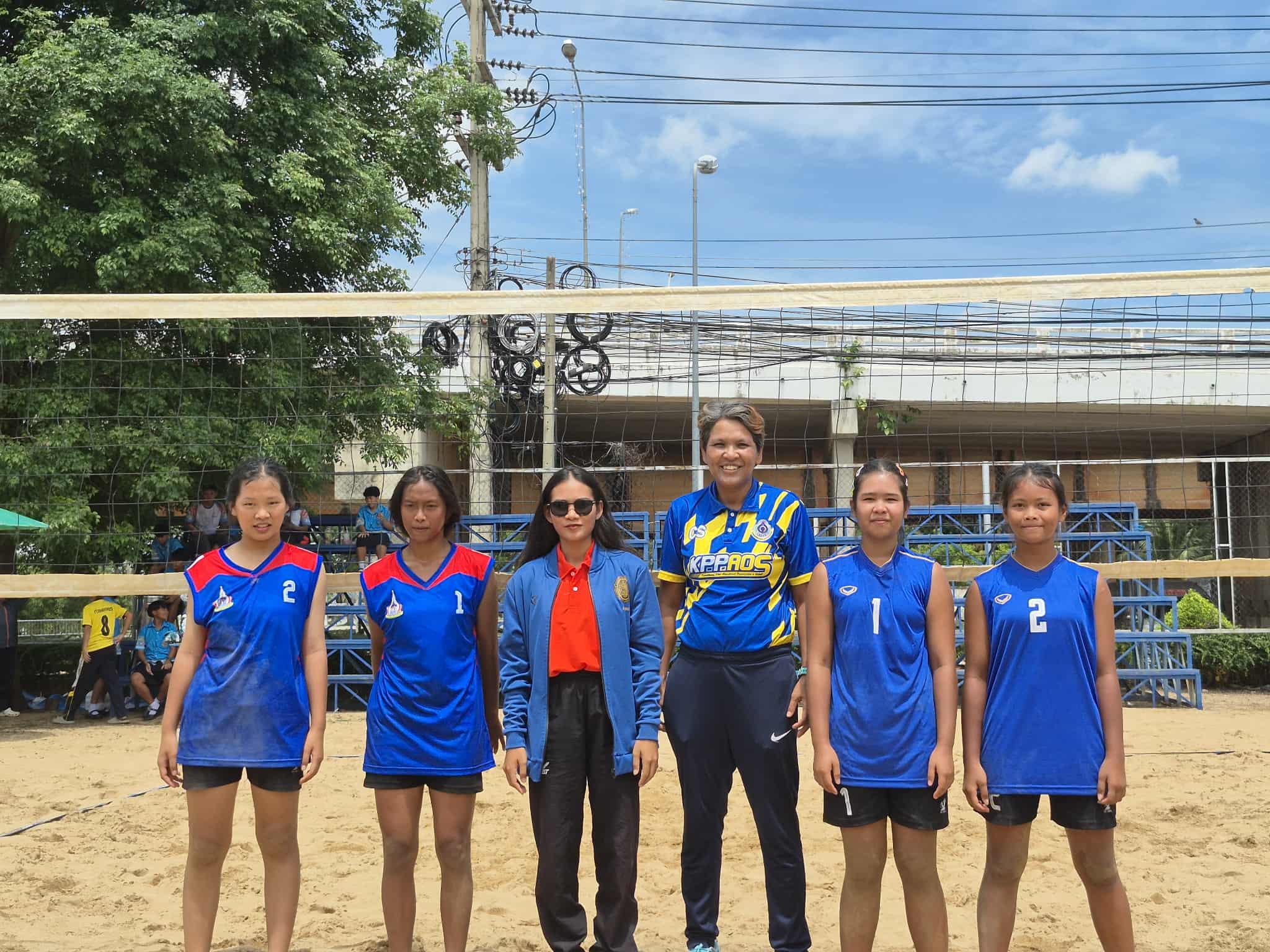 3. โครงการแข่งขันกีฬานักเรียนประจำจังหวัดและอำเภอ ประจำปี 2568 วอลเลย์บอลชายหาด