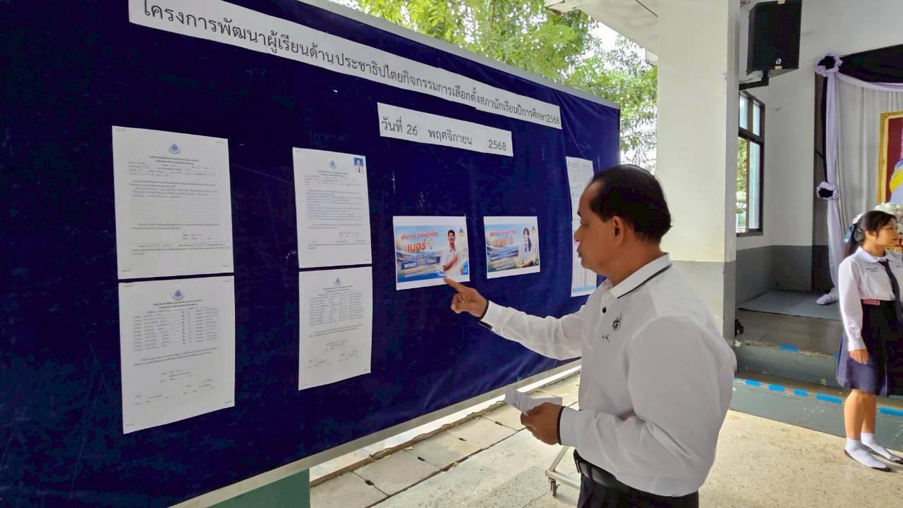 2. กิจกรรมเลือกตั้งประธานนักเรียน ประจำปีการศึกษา 2568