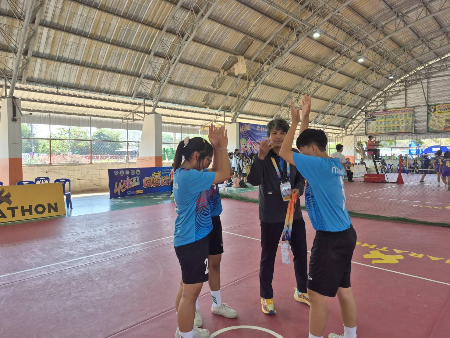 3. กีฬานักเรียนท้องถิ่น ระดับประเทศ “ศรีเกษเกมส์” กีฬาเซปักตะกร้อ