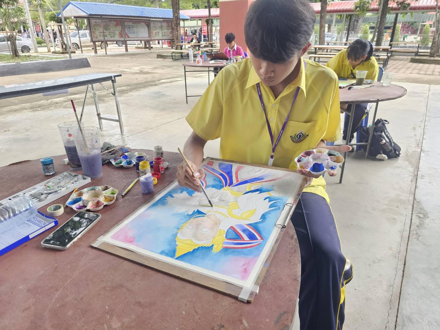 4. งานศิลปหัตถกรรมนักเรียน ระดับเขตพื้นที่การศึกษา ครั้งที่ 74 ปีการศึกษา 2569 การแข่งขันจิตรกรรมเทคนิคผสม