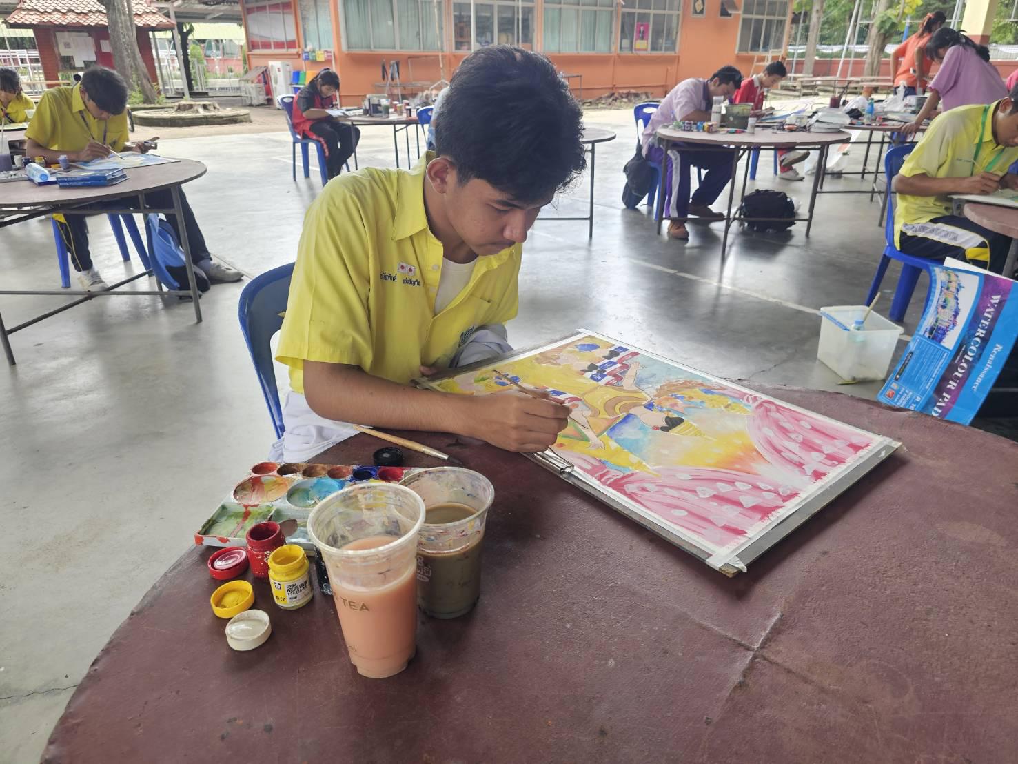 2. งานศิลปหัตถกรรมนักเรียน ระดับเขตพื้นที่การศึกษา ครั้งที่ 74 ปีการศึกษา 2569 การแข่งขันวาดภาพระบายสี